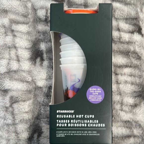 Starbucks Halloween Glow in the Dark reusable hot cups - Picture 3 of 3